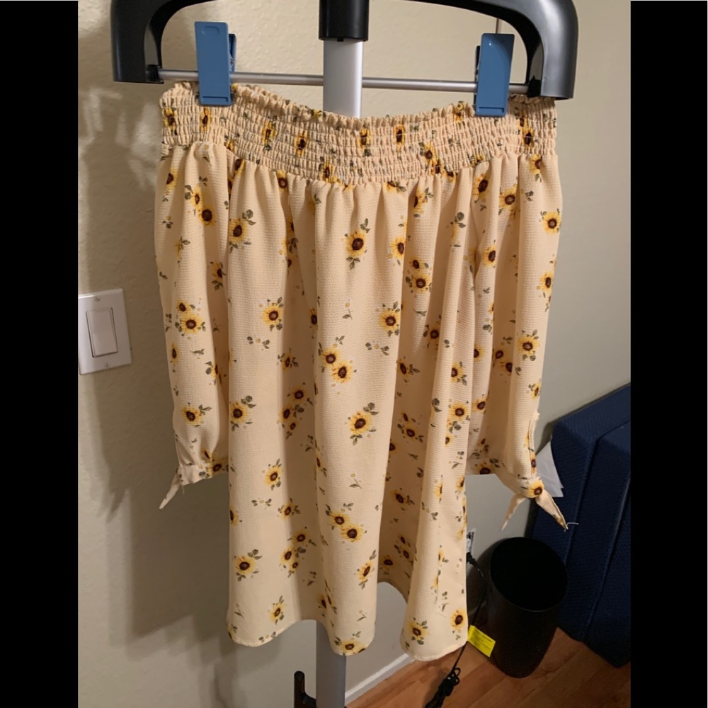 Off shoulder plus size top